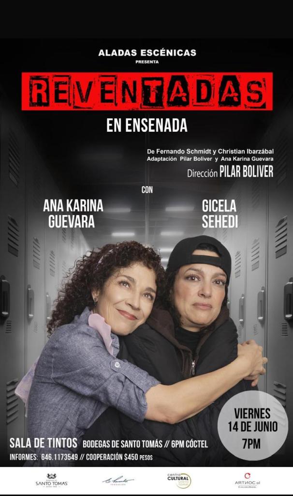 “Reventadas” tendrá una única función el viernes 14 de junio en la Sala de Tintos de Bodegas de Santo Tomás a las 19:00 horas
